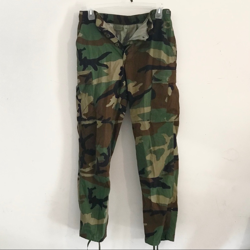 Military Camouflaged Pants Size S Men and M Women